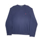 Mens Navy Polo Ralph Lauren Estate Rib Lightweight Crewneck Jumper
