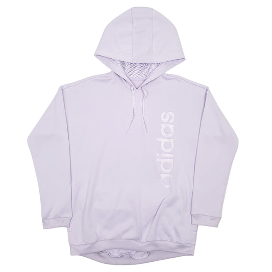 Mens Purple Adidas AeroReady Hoodie Jumper