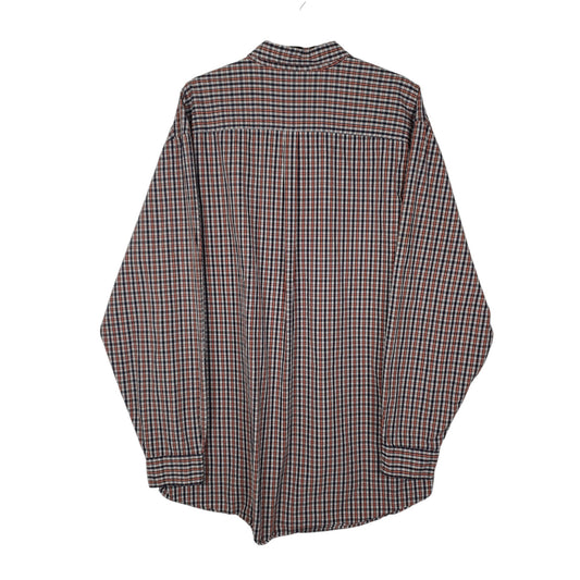 Mens Orange L.L.Bean Vintage 90s  Shirt