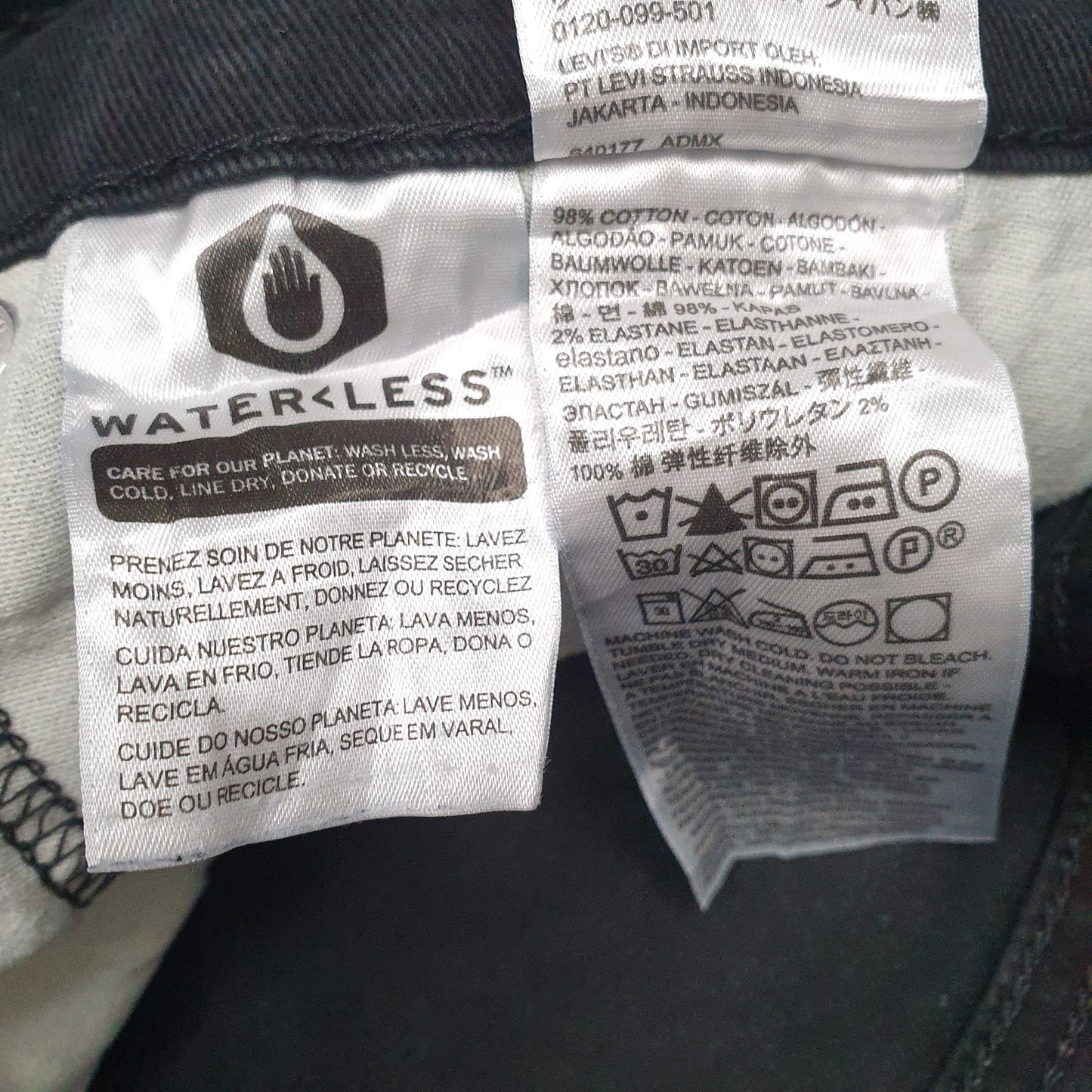 Mens Black Levis   Jeans