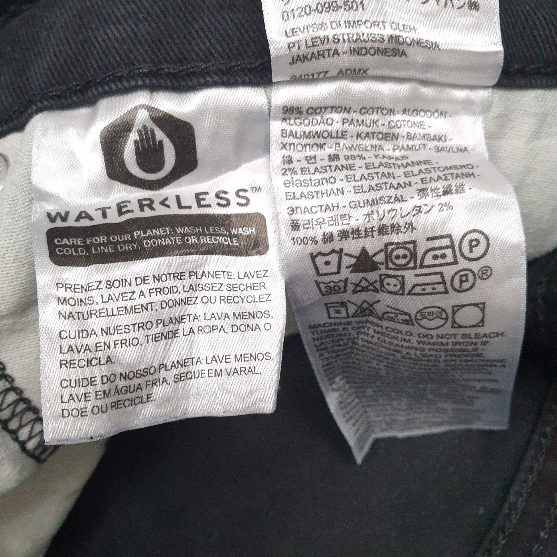 Mens Black Levis   Jeans