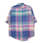 Mens Blue Ralph Lauren Madras  Shirt
