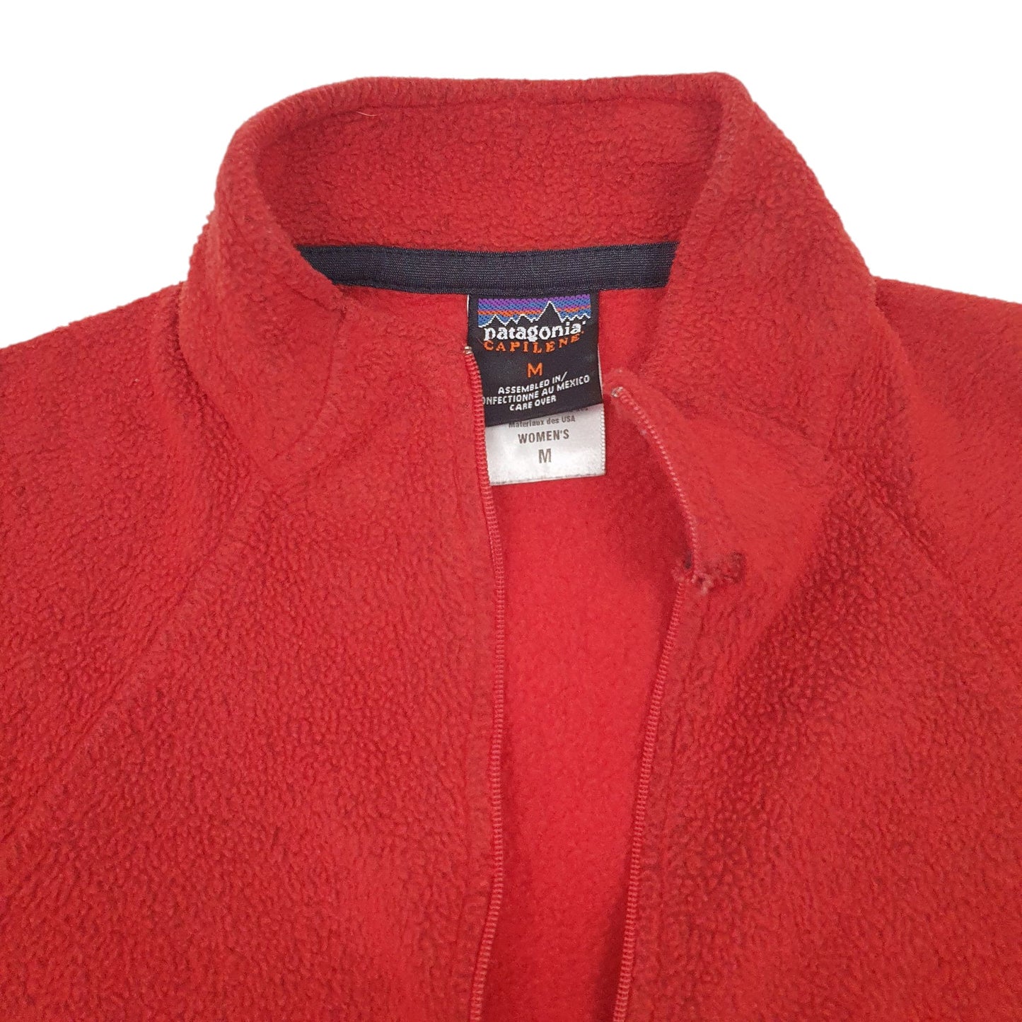 Womens Orange Patagonia Capilene Quarter Zip Jumper