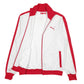 Mens White Puma  Full Zip Jumper