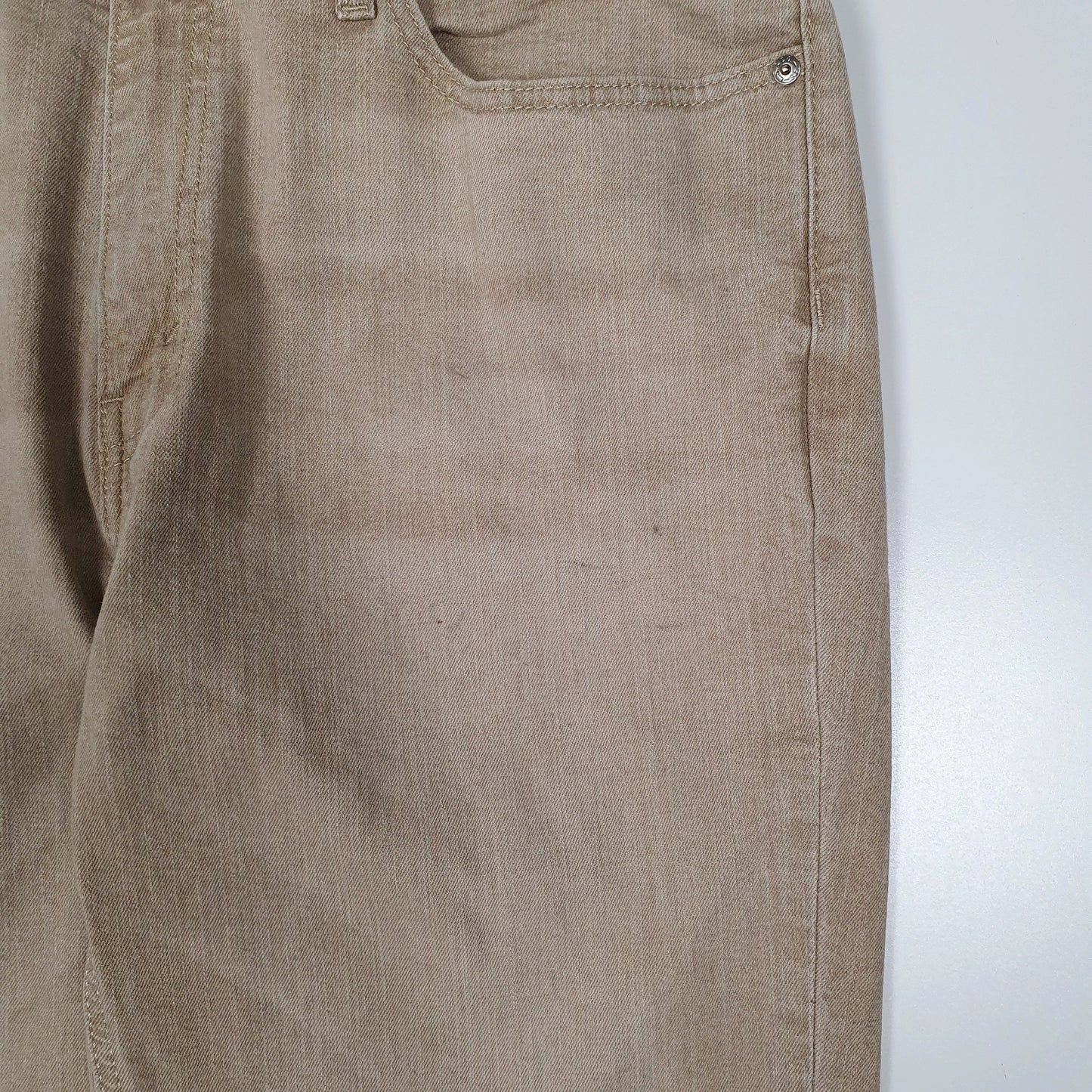 Mens Beige Levis Athletic  Jeans