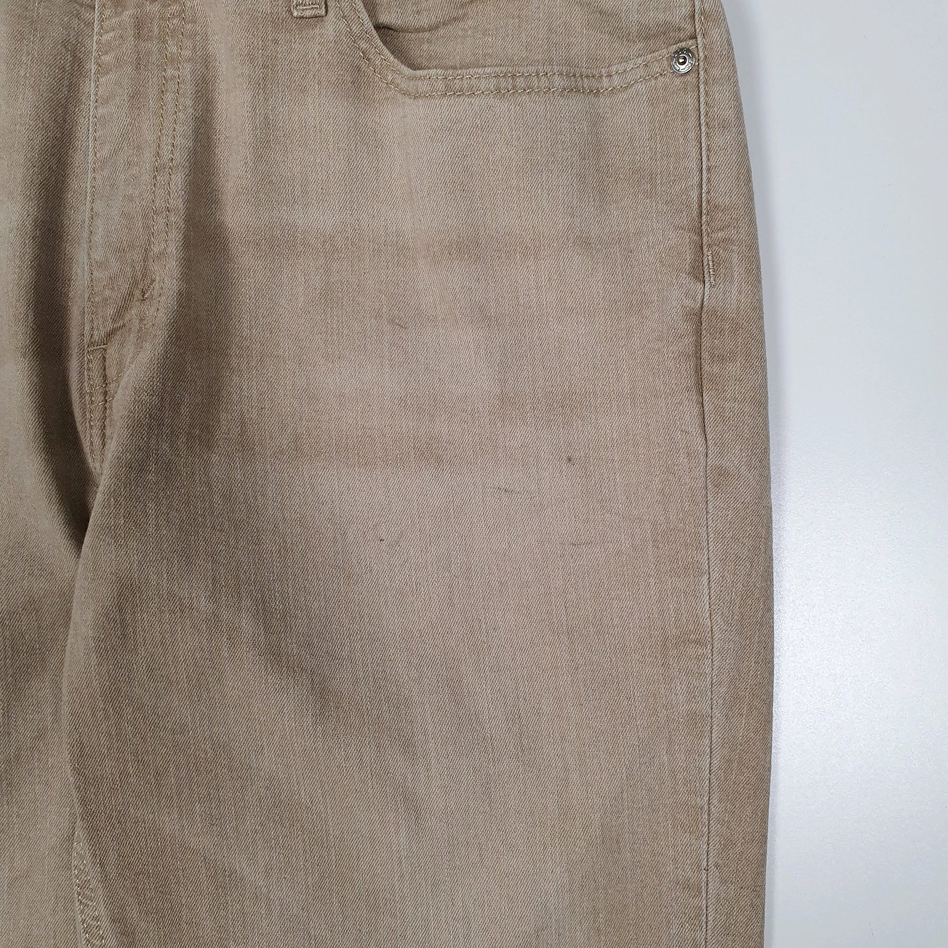 Mens Beige Levis Athletic  Jeans