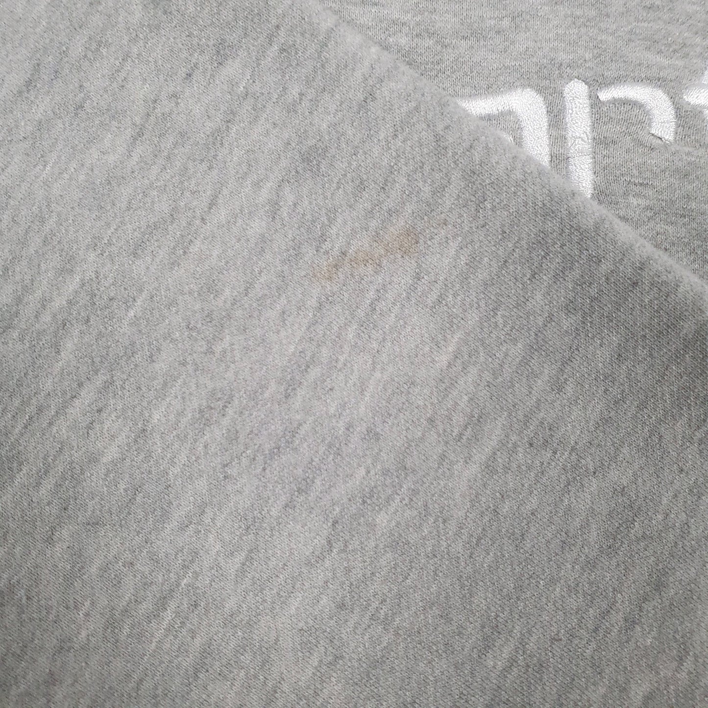 Mens Grey Carhartt Spellout Crewneck Jumper