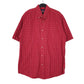 Mens Red Wrangler  Short Sleeve Shirt