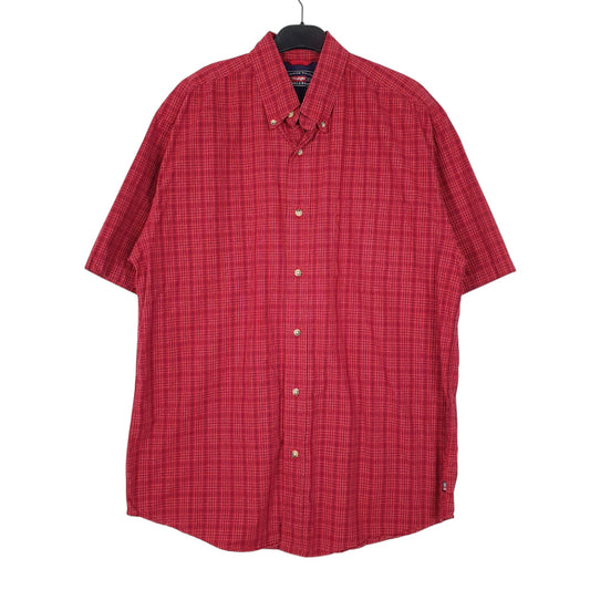 Mens Red Wrangler  Short Sleeve Shirt