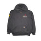 Mens Grey Carhartt Hoodie Full Zip Jumper