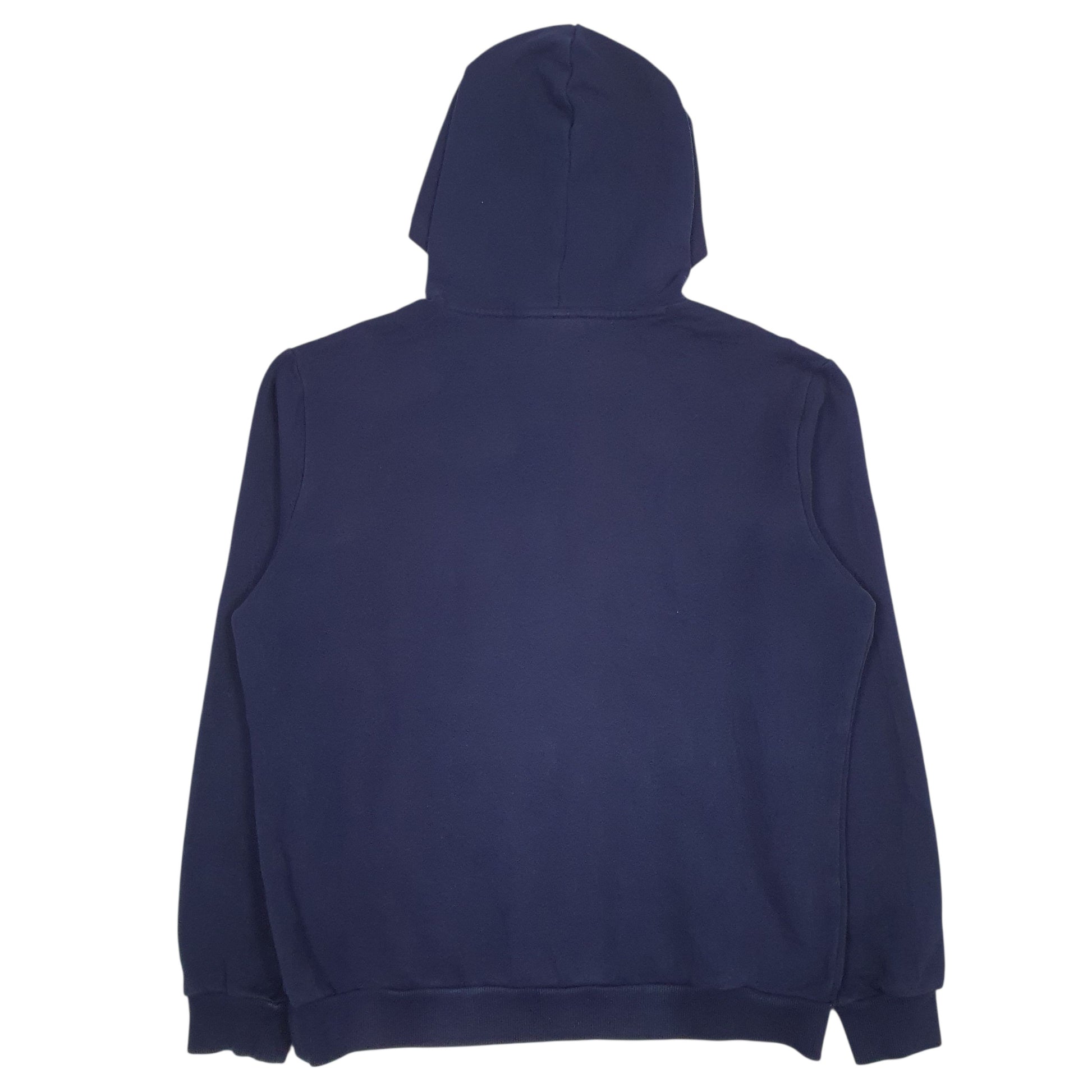 Mens Navy Puma Spellout Hoodie Jumper