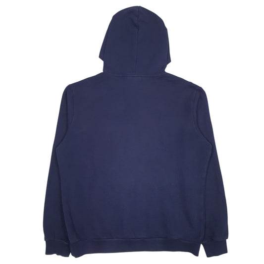 Mens Navy Puma Spellout Hoodie Jumper
