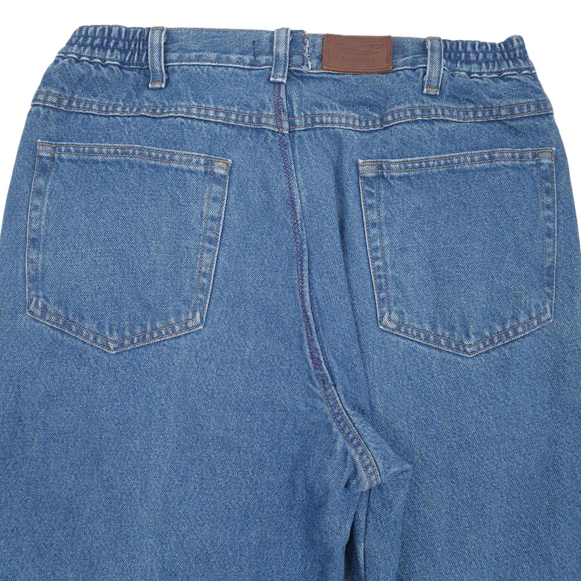 Womens Blue L.L.Bean Blanket Lined Double L  Jeans