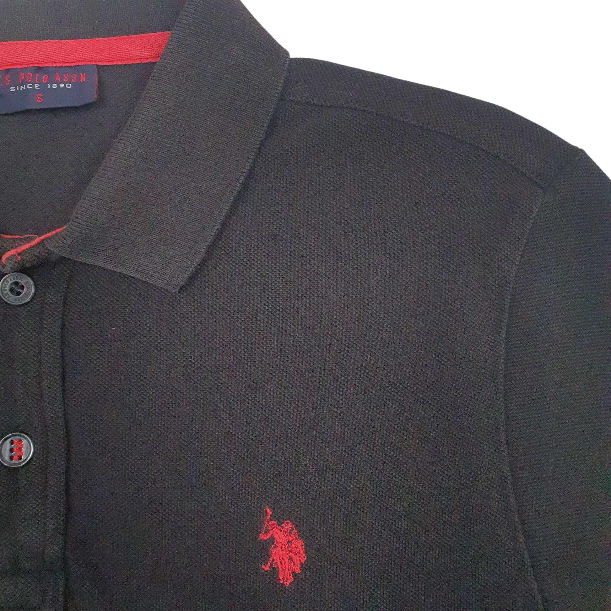 Mens Black US Polo Assn   Polo Shirt