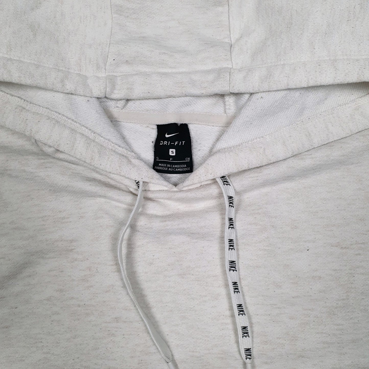 Womens Grey Nike Dri Fit Hoodie Jumper