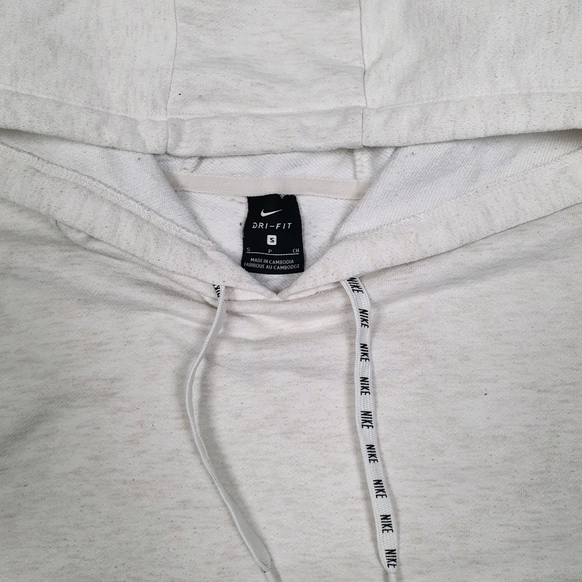 Womens Grey Nike Dri Fit Hoodie Jumper