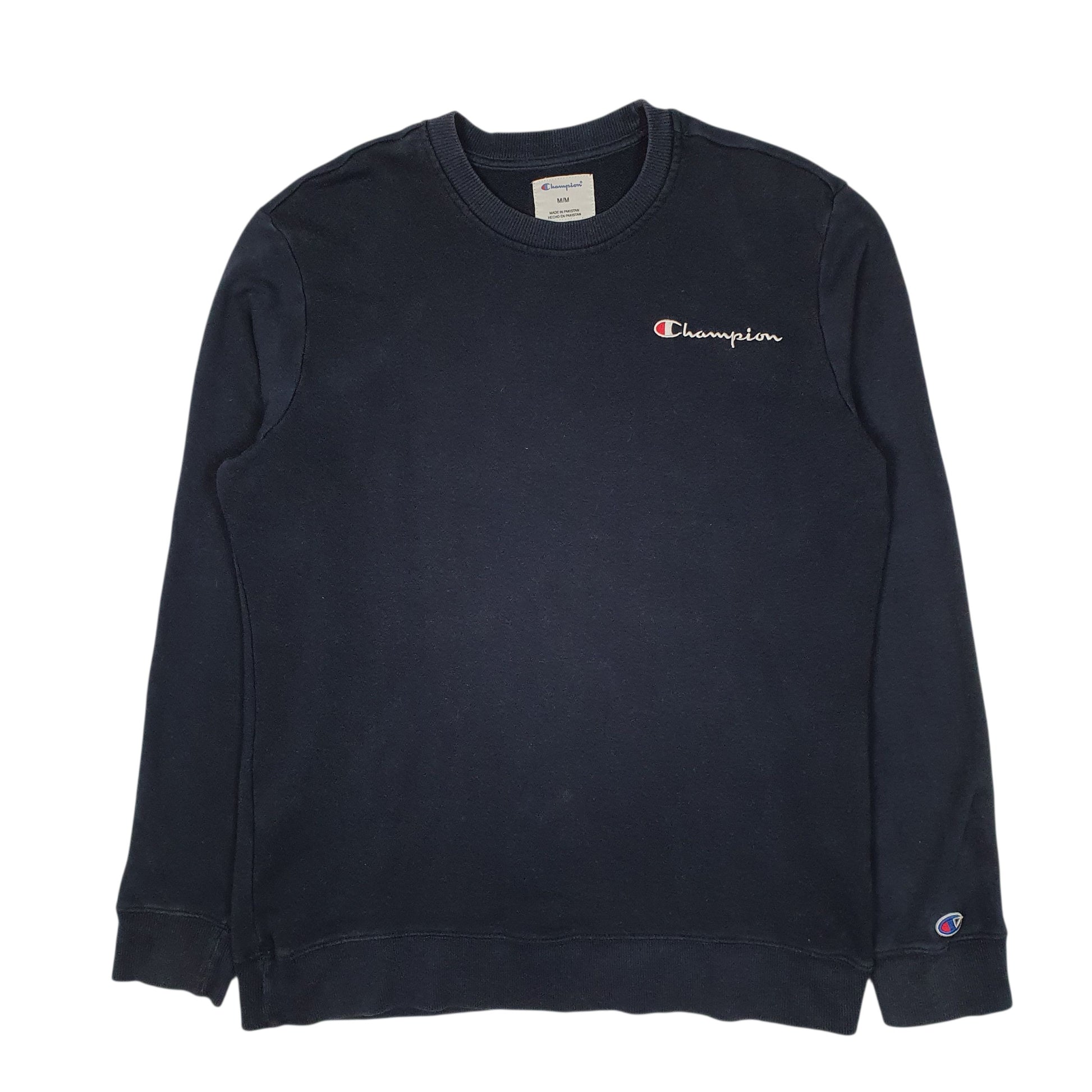 Mens Navy Champion  Crewneck Jumper