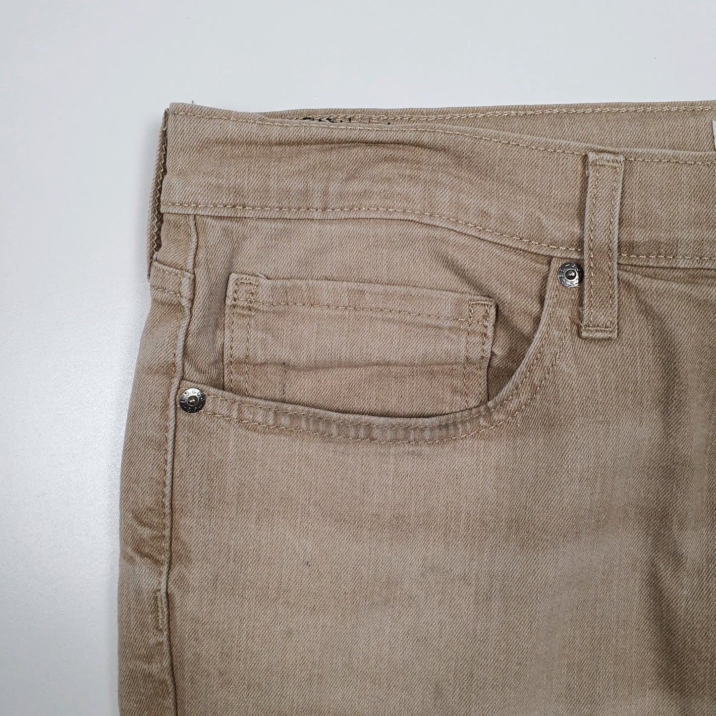 Mens Beige Levis Athletic  Jeans