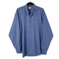 Mens Blue Burberry Vintage 90s Long Sleeve Shirt