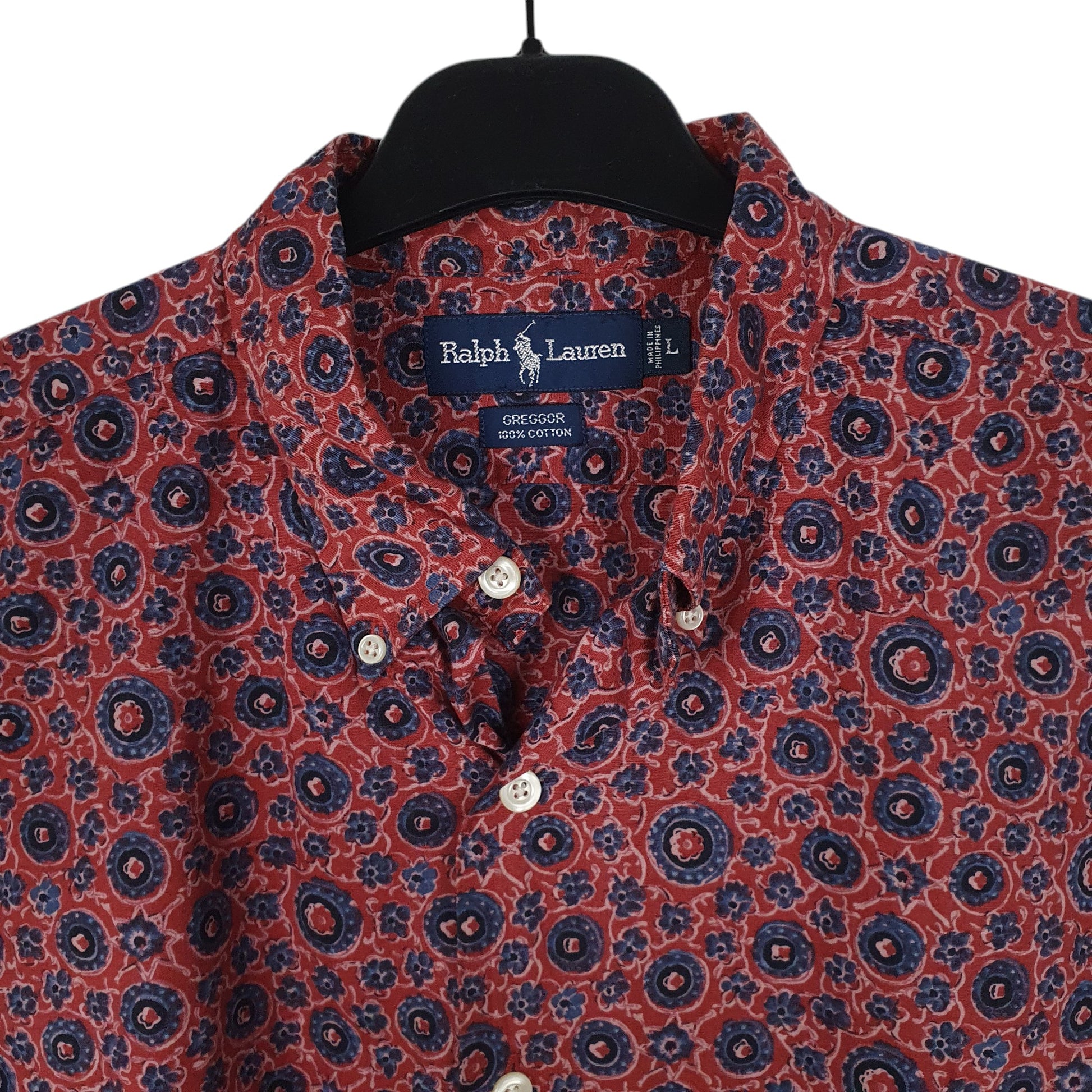 Mens Red Ralph Lauren Paisley Greggor  Shirt