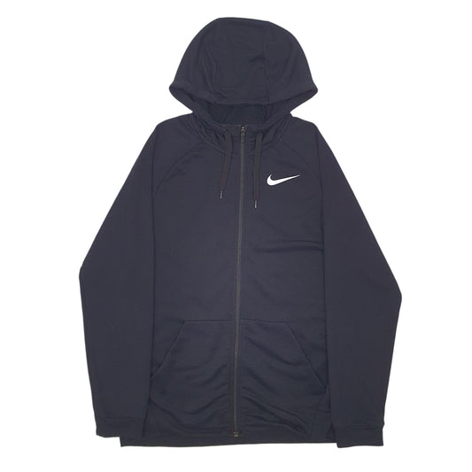 Mens Black Nike Dri-Fit Full Zip Jumper