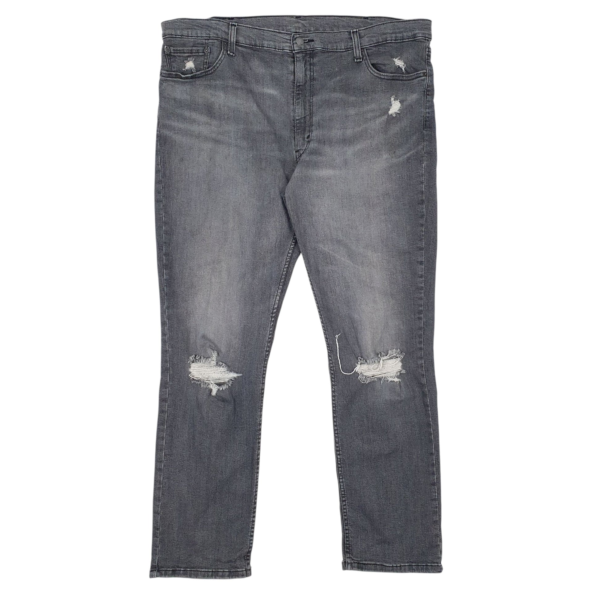 Mens Grey Levis Distressed 511 JeansW42 L32