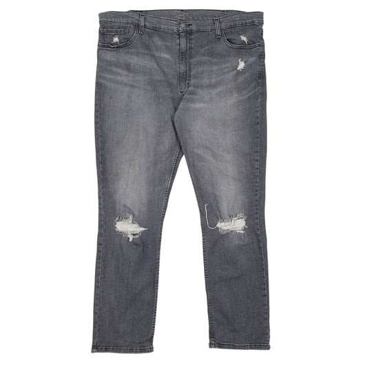 Mens Grey Levis Distressed 511 JeansW42 L32