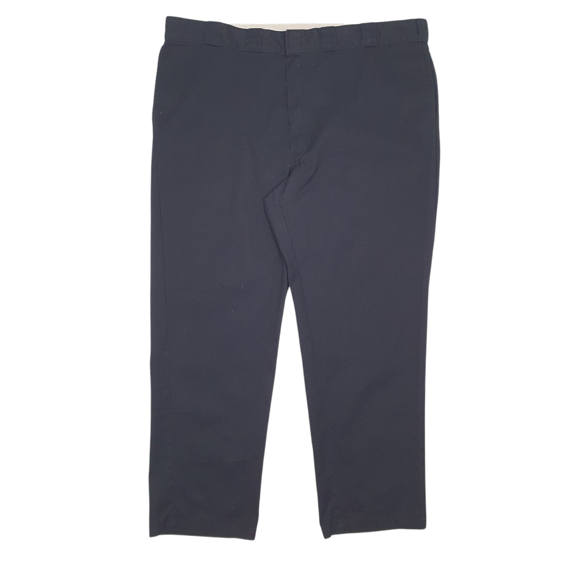 Mens Black Dickies  Chino Trousers
