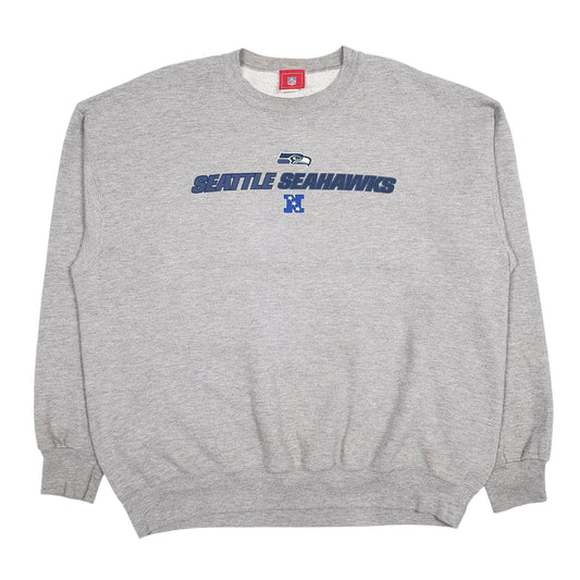 Mens Grey NFL Seattle Seahawks Crewneck Jumper