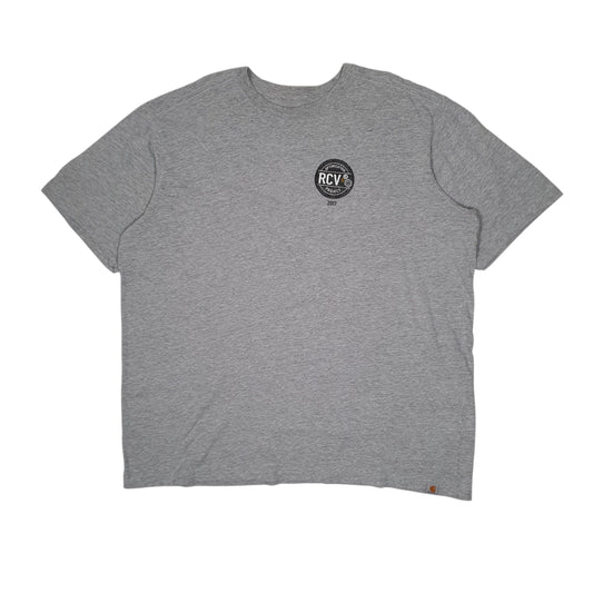 Mens Grey Carhartt  Short Sleeve T Shirt