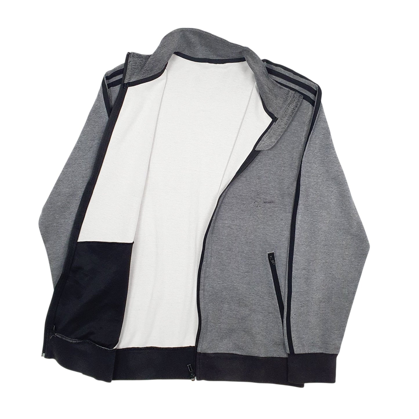 Mens Grey Adidas  Full Zip Jumper