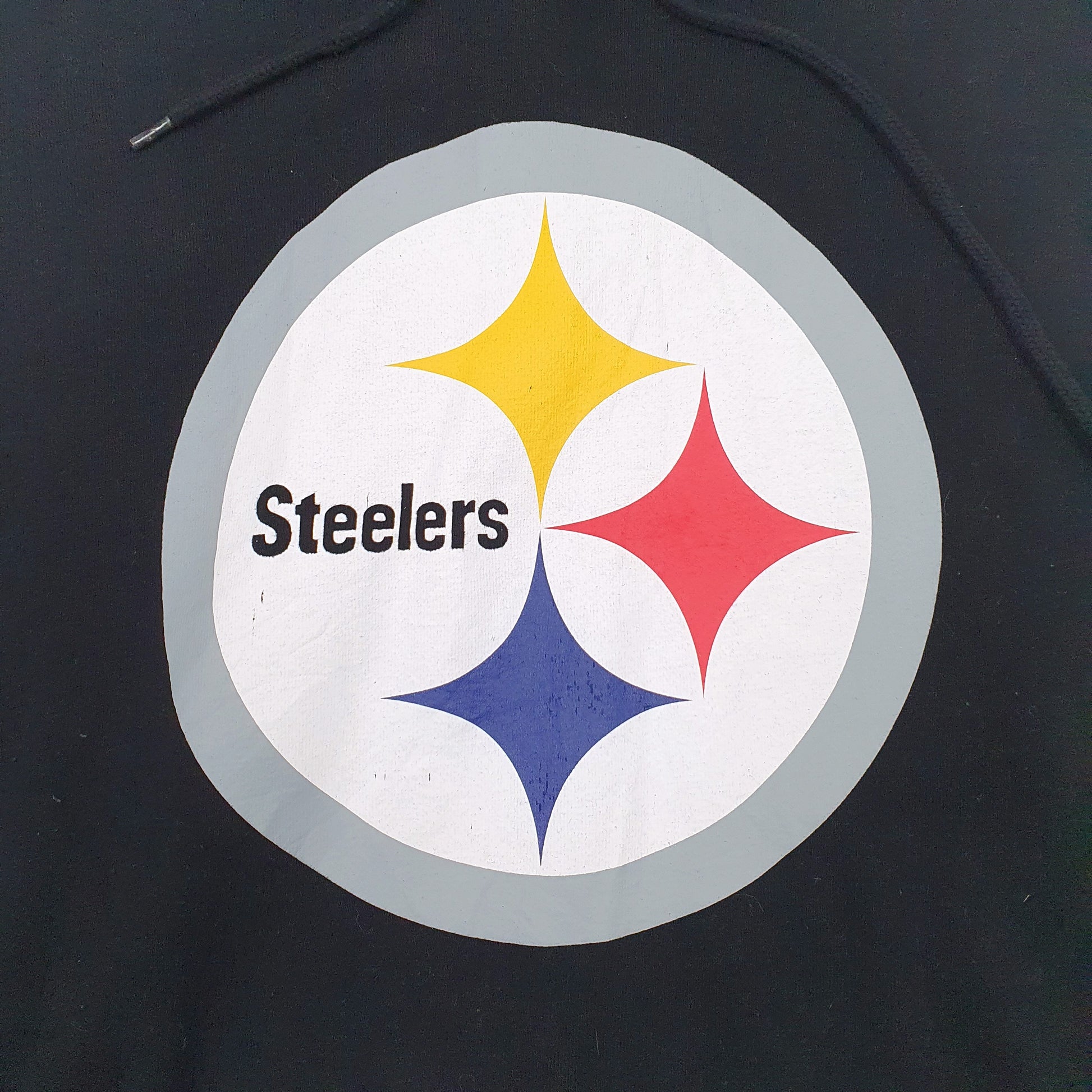 Mens Black NFL Steelers Hoodie Jumper