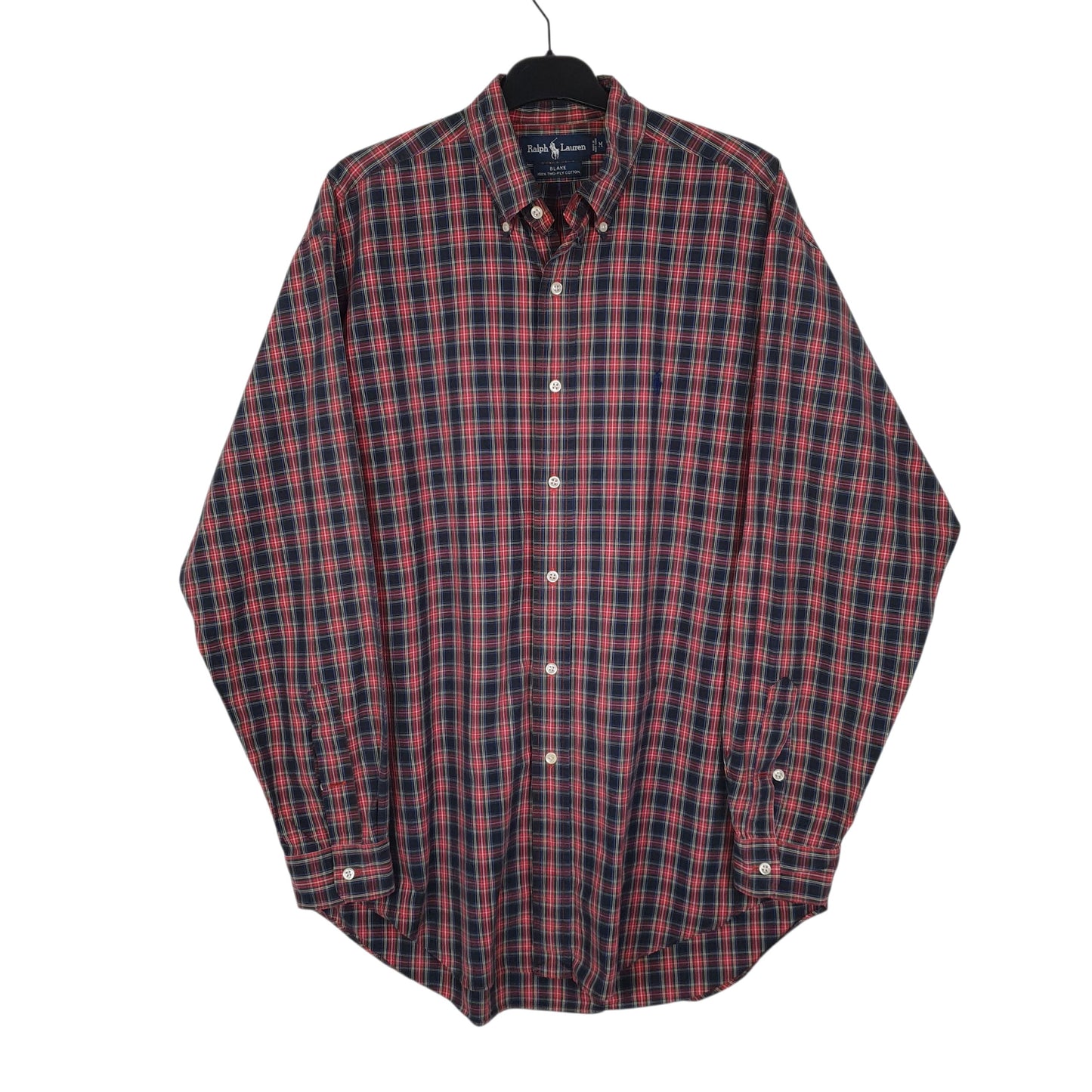 Mens Red Ralph Lauren Oversized Long Sleeve Shirt