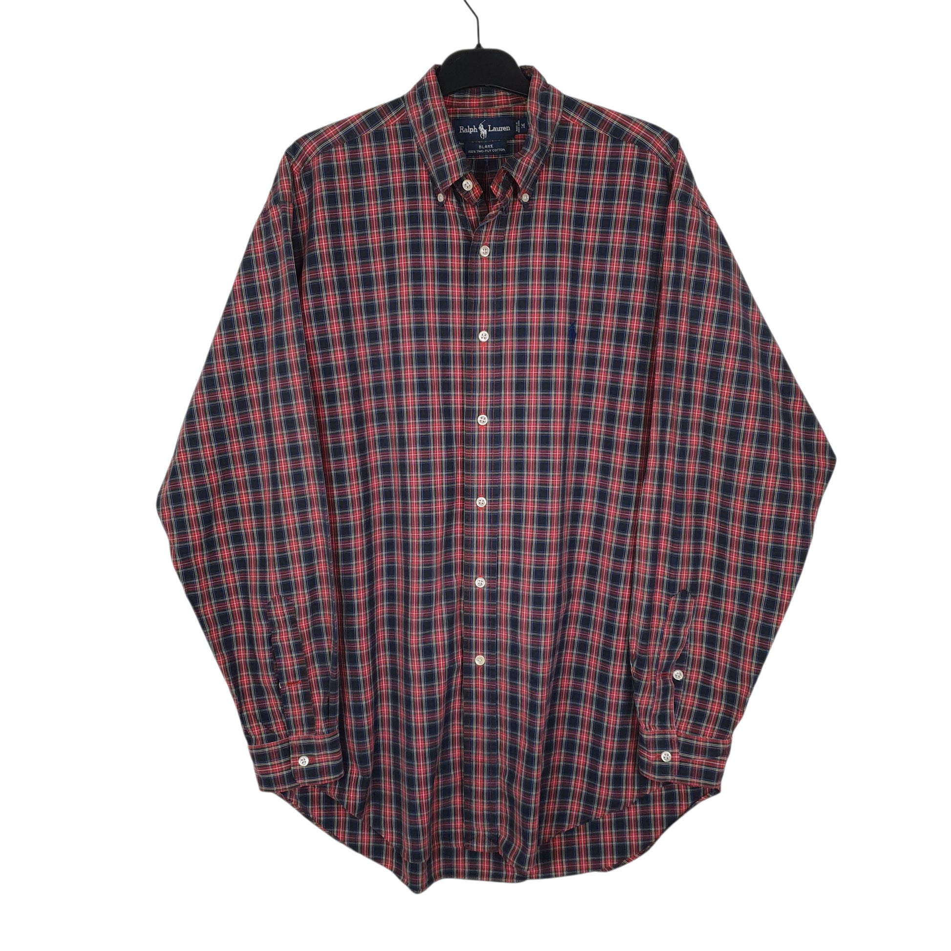 Mens Red Ralph Lauren Oversized Long Sleeve Shirt