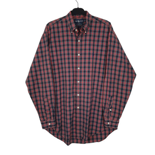 Mens Red Ralph Lauren Oversized Long Sleeve Shirt