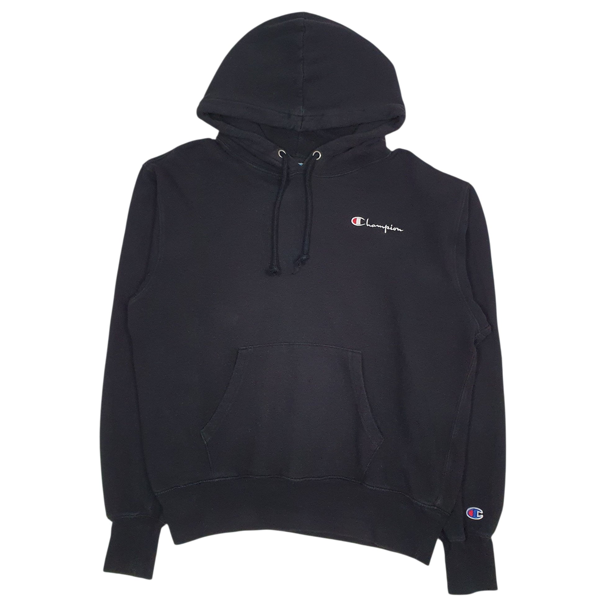 Mens Black Champion  Hoodie Jumper