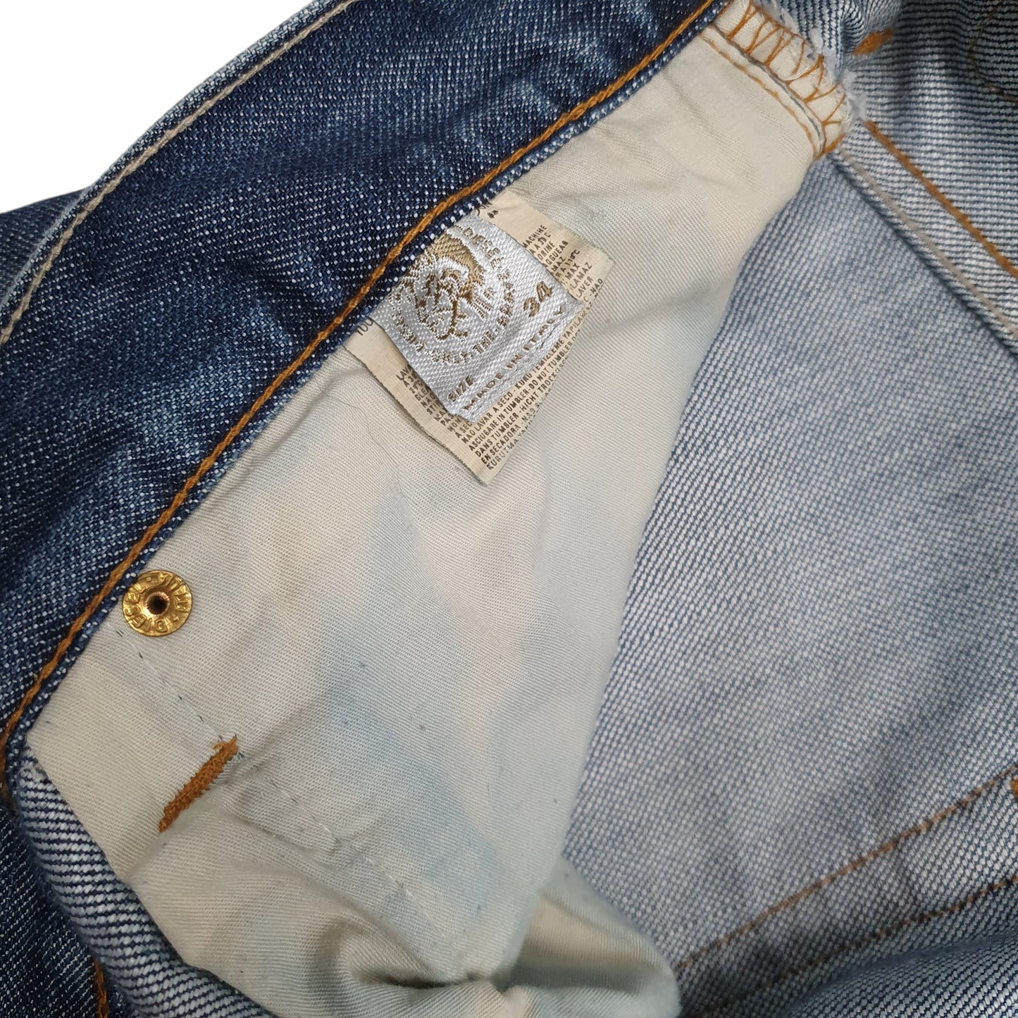 Mens Blue Diesel Made In Italy  Jeans