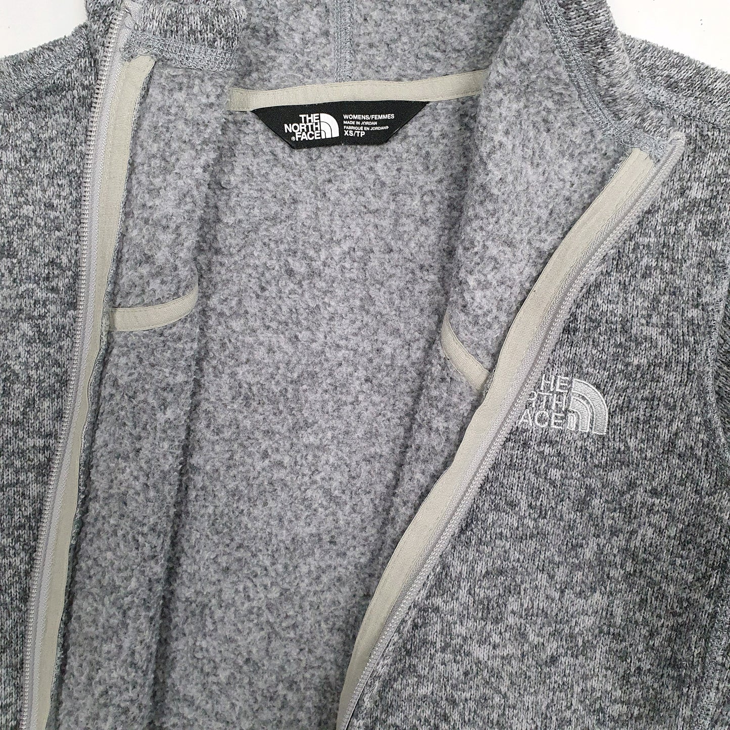 Womens Grey The North Face  Full Zip Jumper