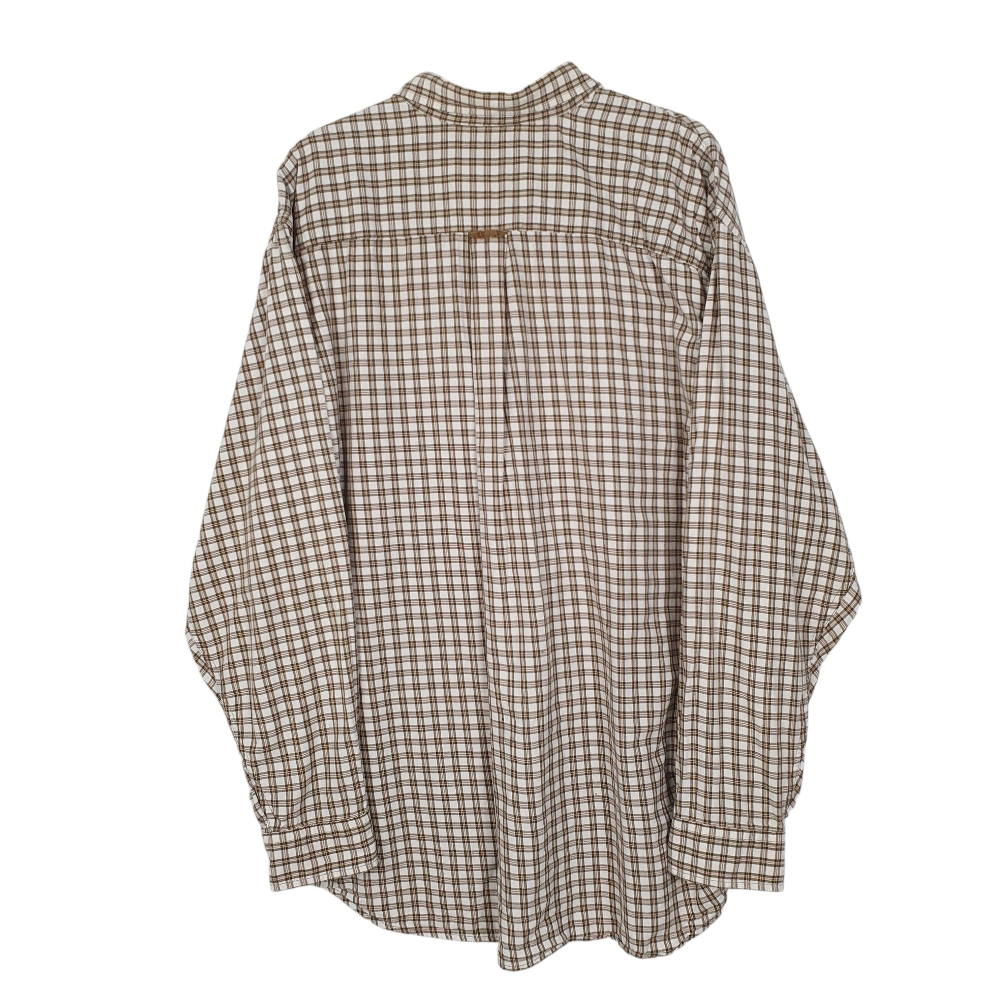 Mens Brown L.L.Bean Town & Field Hoodie Shirt