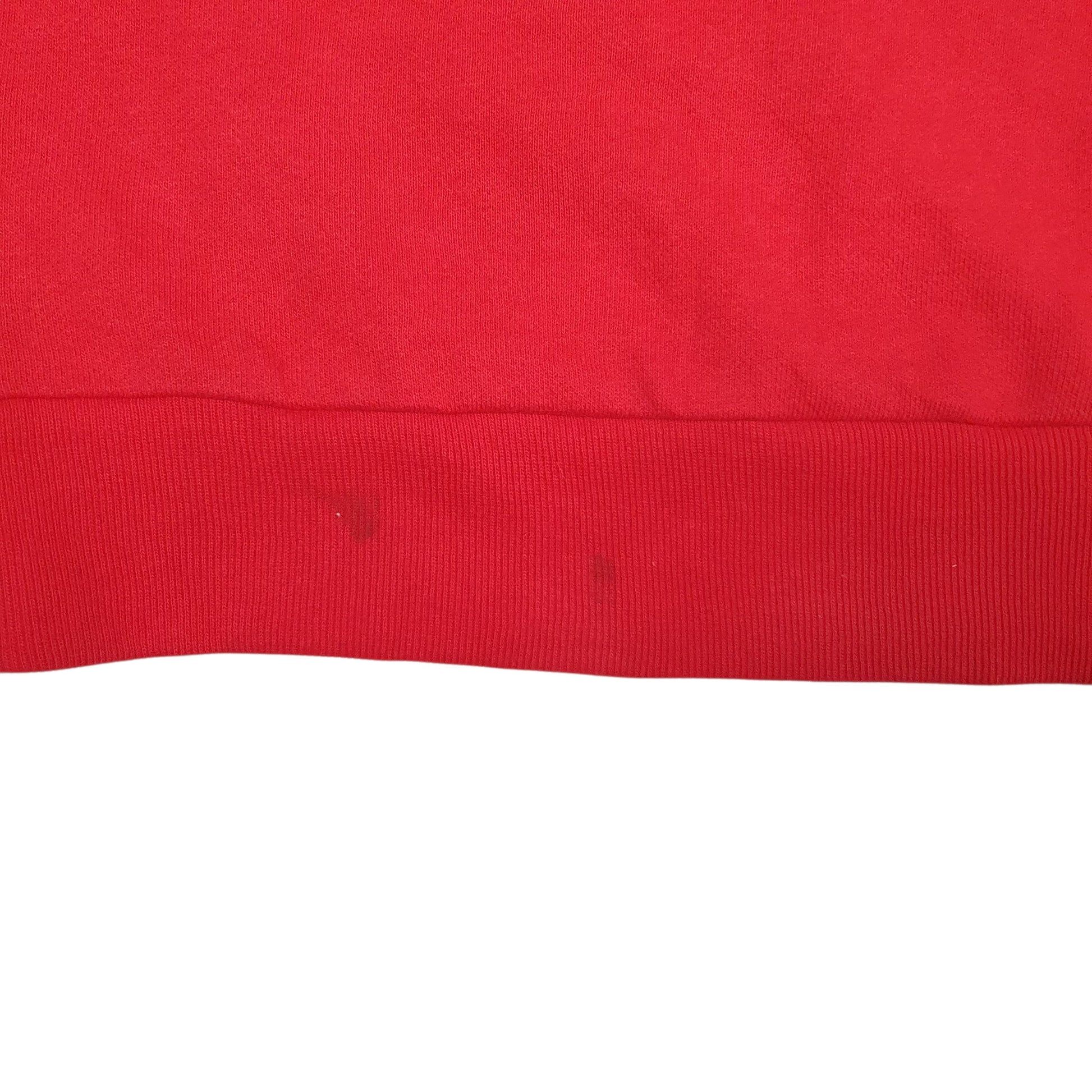 Mens Red Champion Spellout Lightweight Crewneck Jumper