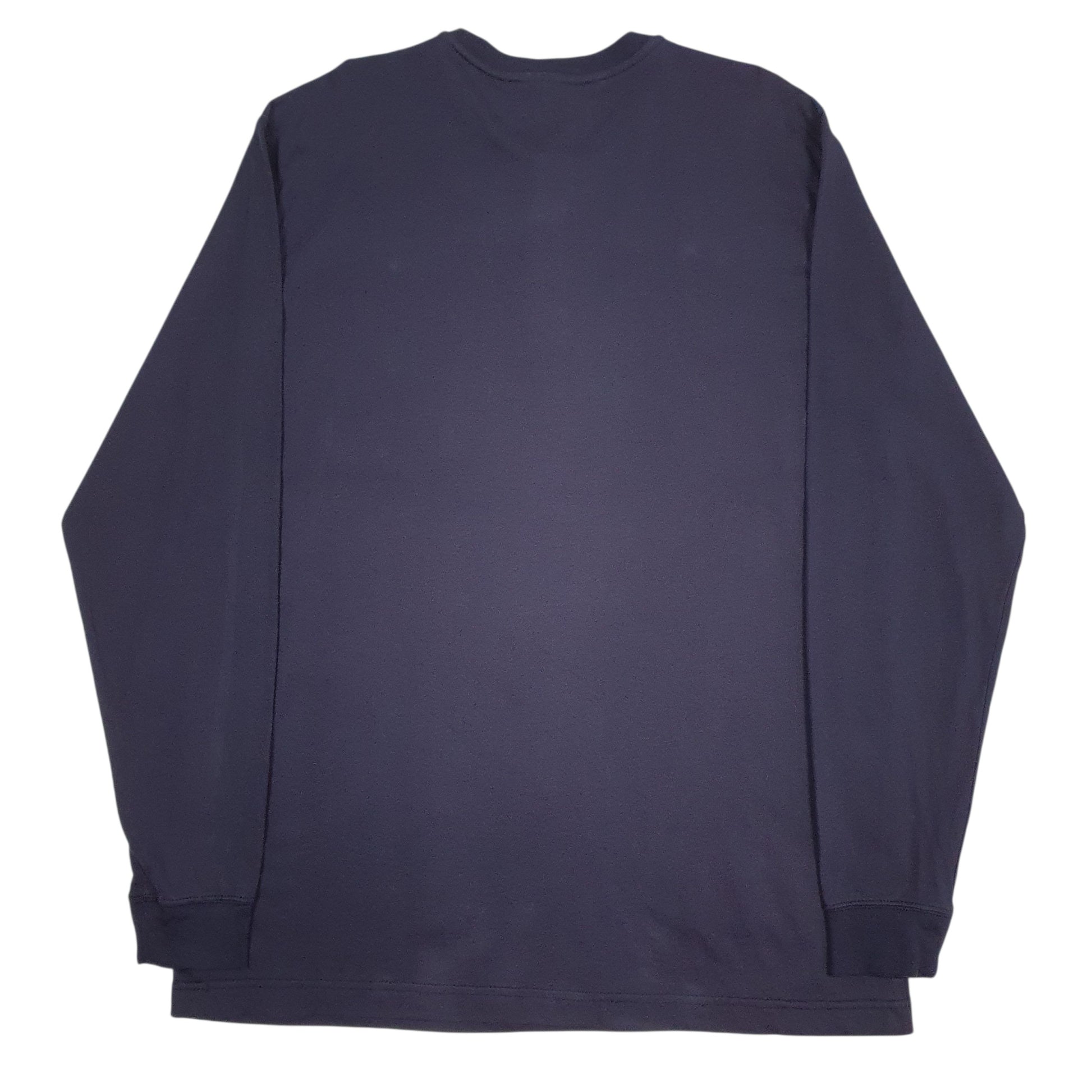 Mens Navy Carhartt Henley Fire Resistant Hoodie T Shirt