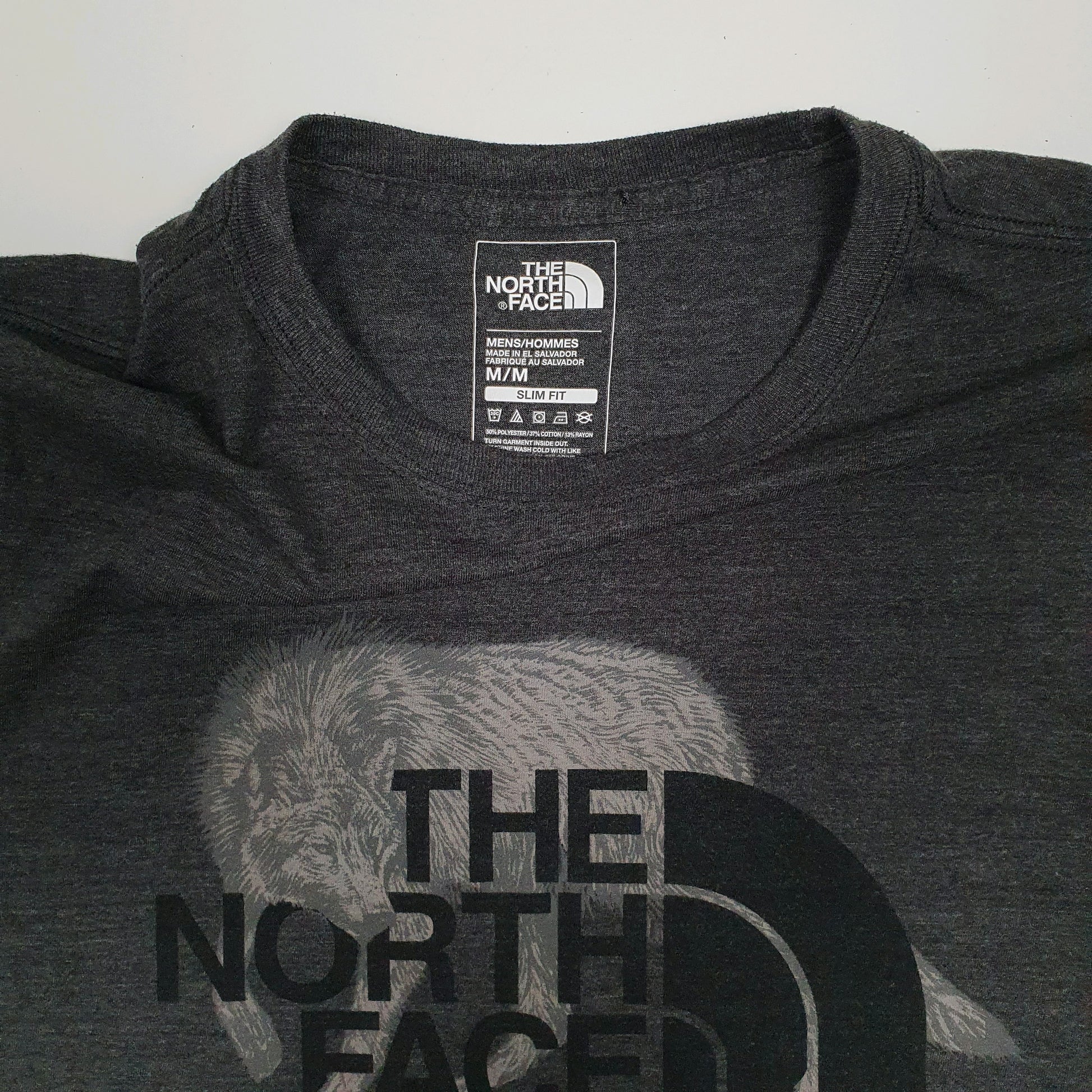 Mens Grey The North Face   T Shirt