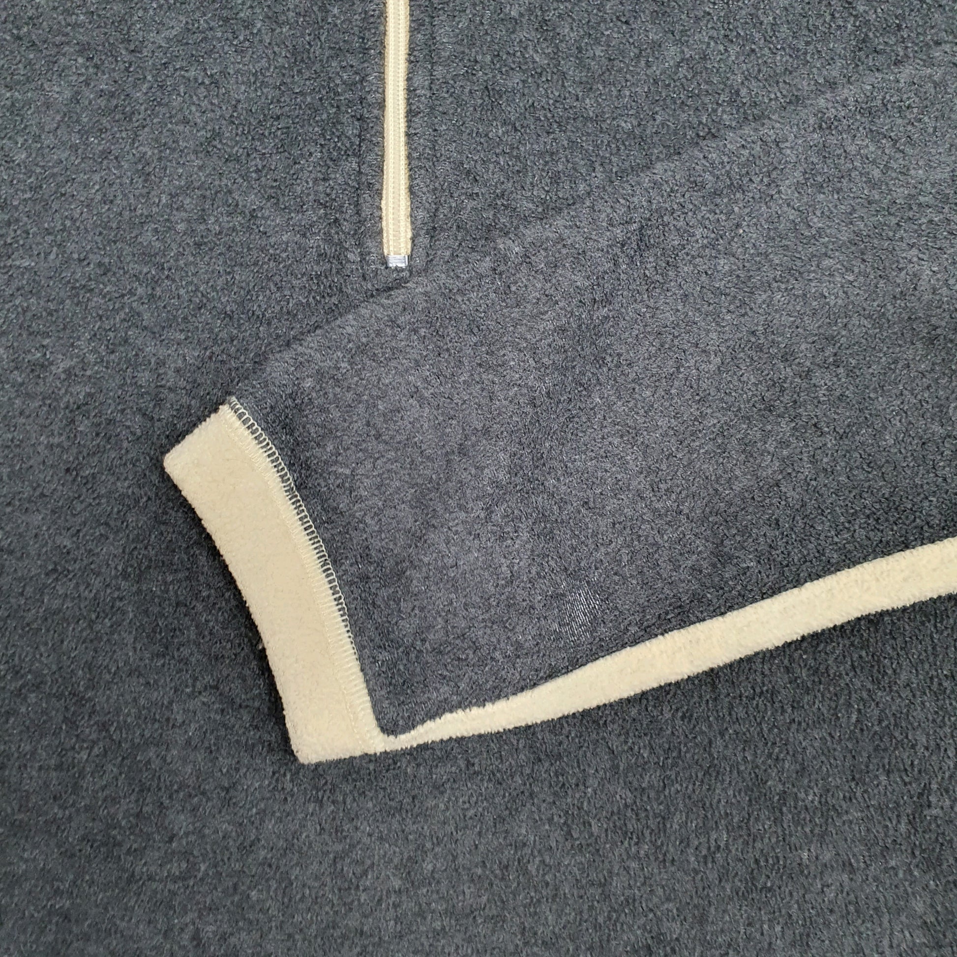 Womens Grey Champion Vintage 00s Quarter Zip Jumper