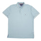 Mens Blue Tommy Hilfiger  Short Sleeve Polo Shirt