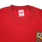 Mens Red Sports Wear Single Stitch Vintage 90s  T Shirt