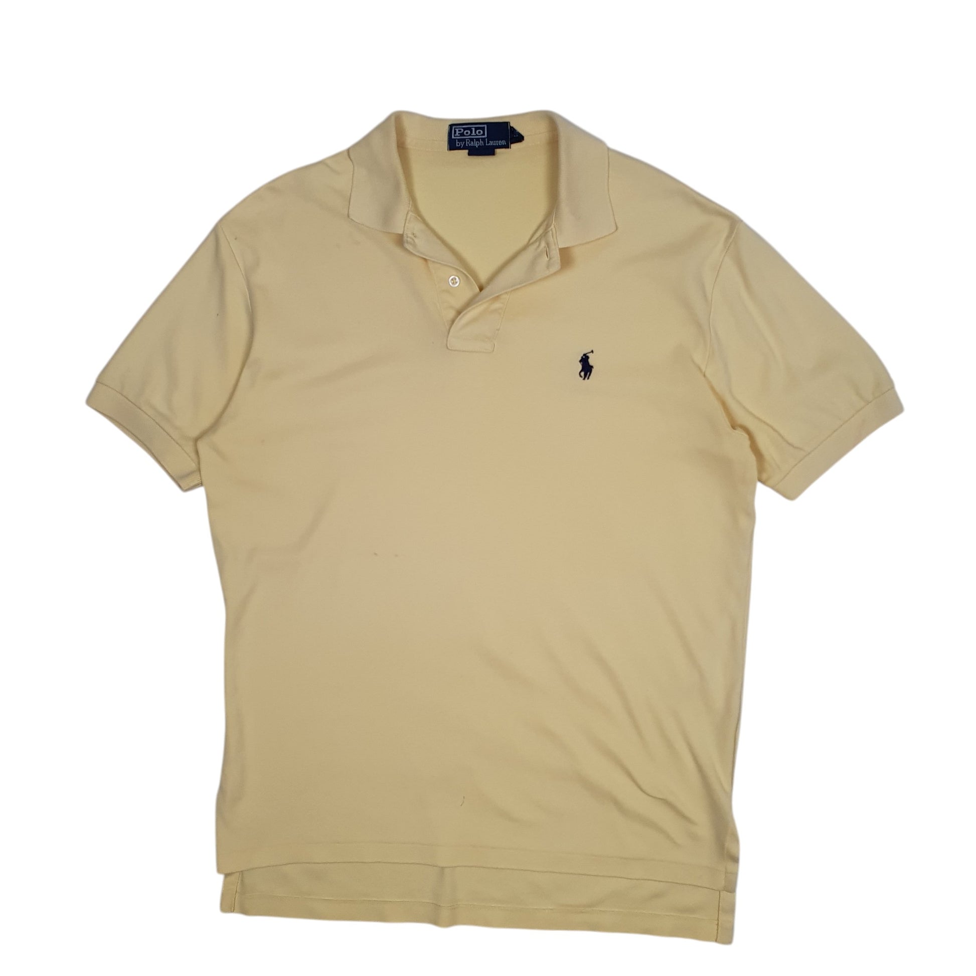 Mens Yellow Polo Ralph Lauren  Short Sleeve Polo Shirt