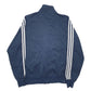 Mens Navy Adidas Vintage 00s Active Wear Full Zip Jumper