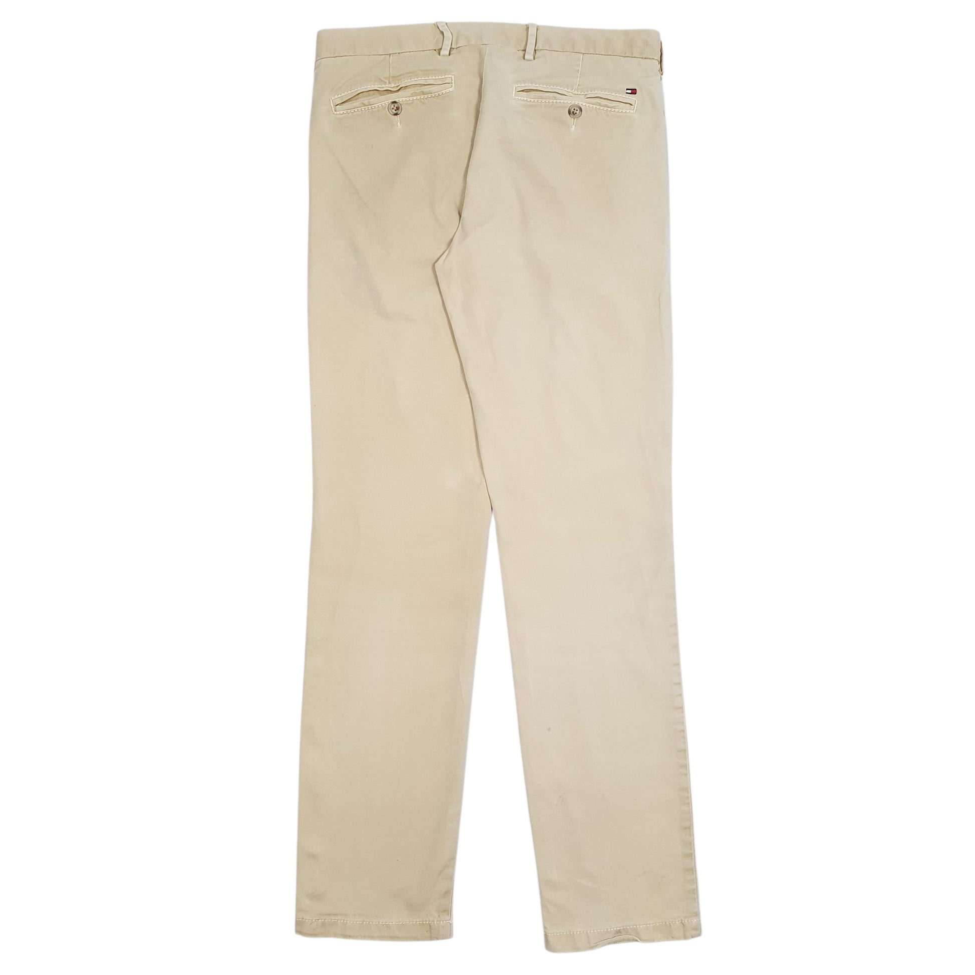 Mens Cream Tommy Hilfiger   Trousers