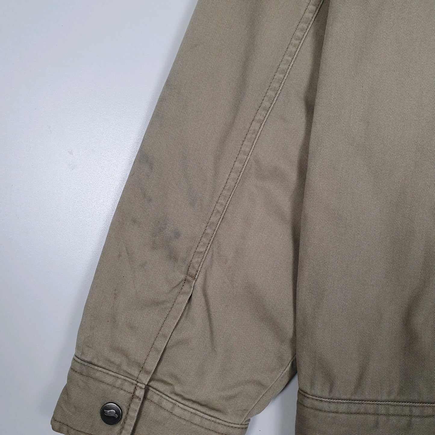 Mens Beige Tony Hawk Harrington Sherpa Lined  Coat