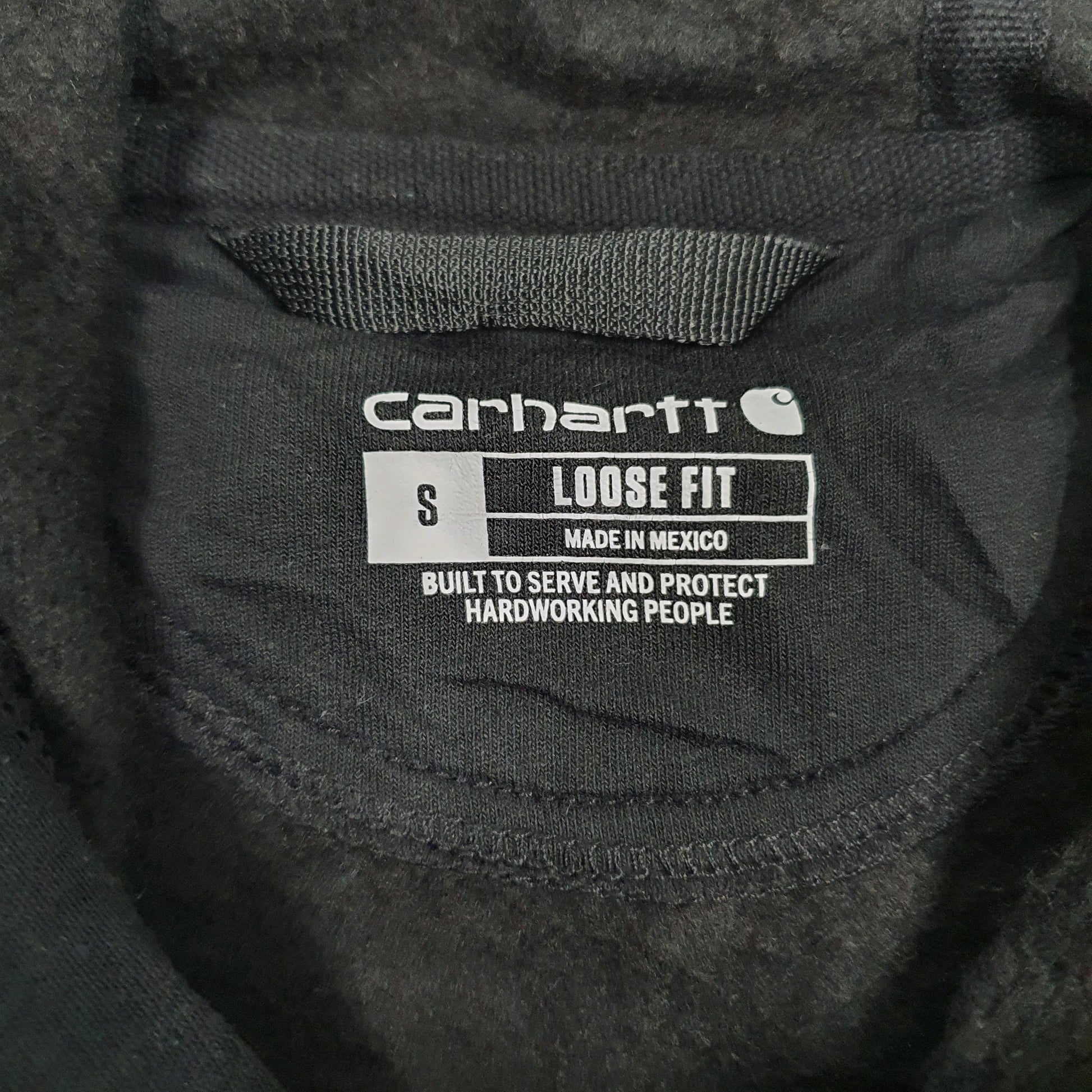 Mens Black Carhartt Whiteboy Racing Hoodie Jumper